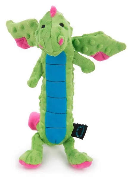 1ea Quaker Green Skinny Dragon Large W/Chew Guard - Toys